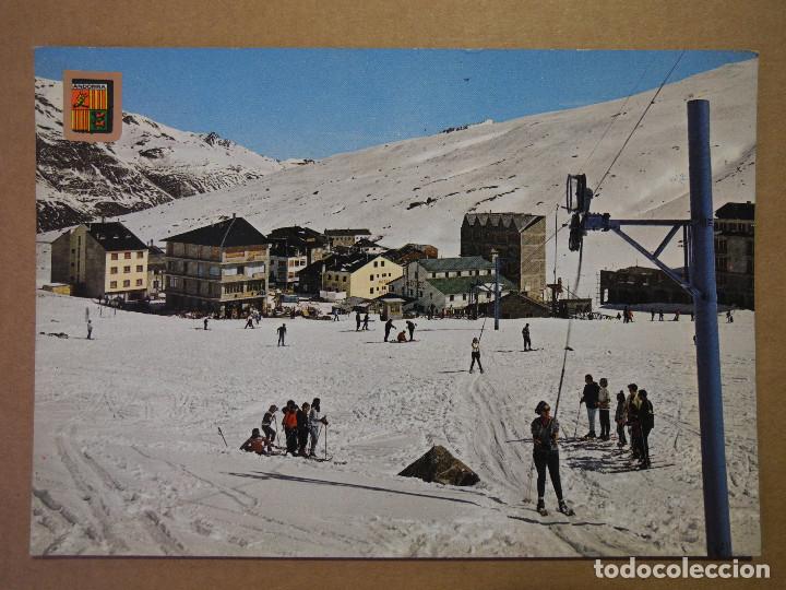 Postales: Postal 2797 Valls d'Andorra. Pas de la Casa. Pistes de Ski. Escudo de Oro. Nueva
