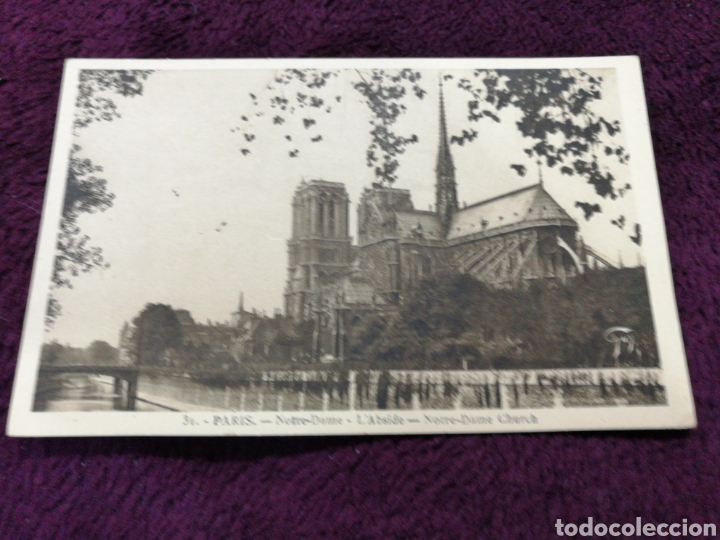 Postales: Par&iacute;s Notre-Dame A. Leconte - Foto 1
