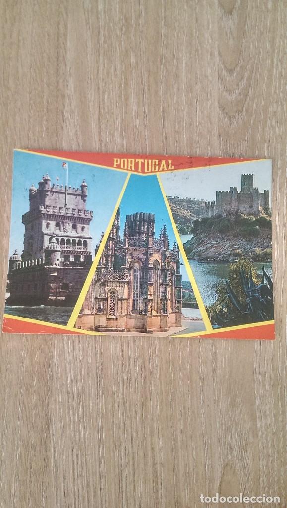 Postales: POSTAL &laquo;DIFERENTES ASPECTOS DE PORTUGAL&raquo;. MANUSCRITA
