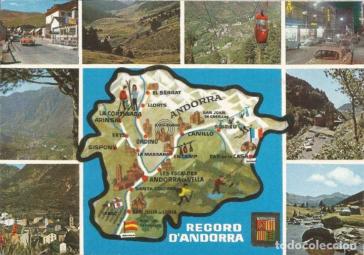 Postcards: VALLS D'ANDORRA, BONICS PAISATGES ANDORRANS - ESCUDO DE ORO N&ordm; 1723 - CIRCULADA 1969