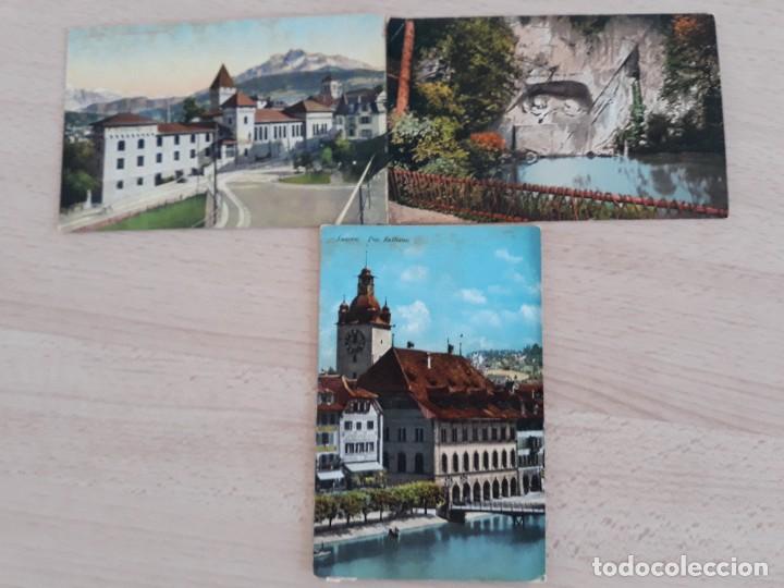 Postales: Luzern 3 postales Suiza - Foto 1