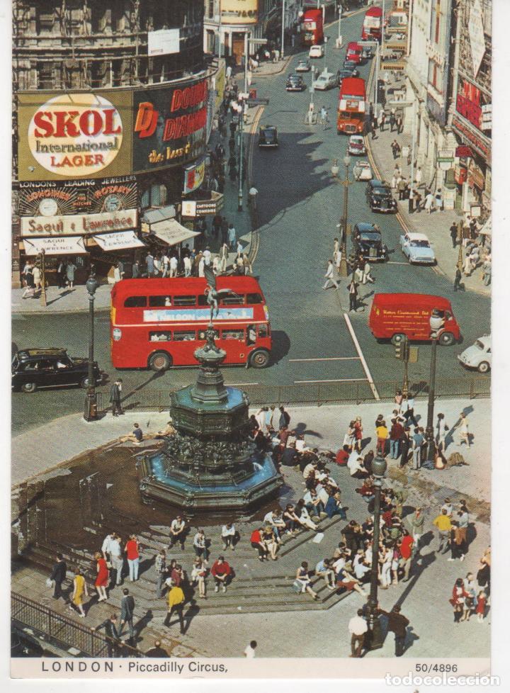 Postales: Antigua Tarjeta Postal Picadilly Circus en Londres. No circulada.
