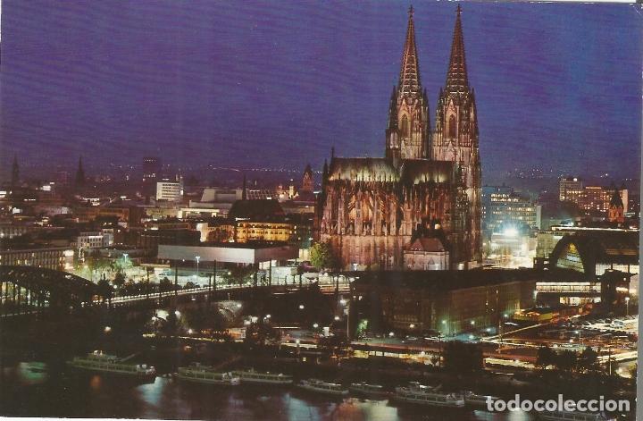 Postais: COLONIA (ALEMANIA) - K&Ouml;LN AM RHEIN-STADTBLICK MIT DOM UND HAUPTBAHNHOF - HORST ZIETHEN - S/C