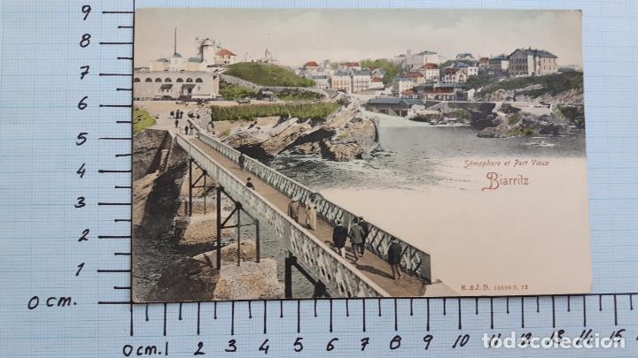Postales: Postal Biarritz coloreada. Sin circular. - Foto 1