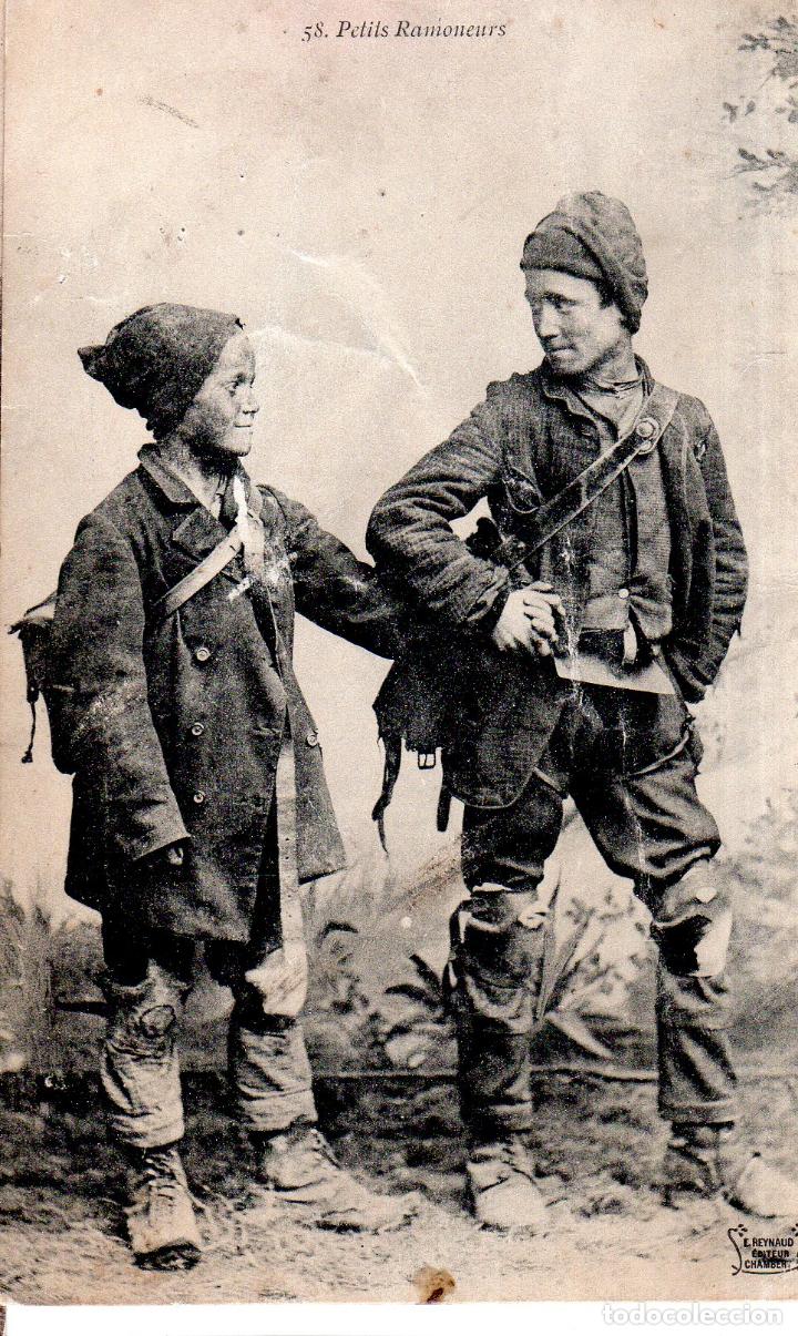 Postkarten: TARJETA POSTAL DE FRANCIA. N&ordm; 58. PETITS RAMONEURS.