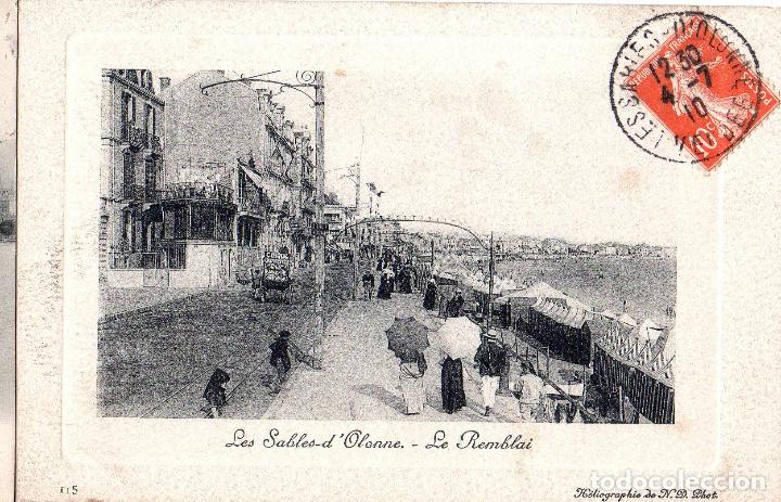 Cartoline: TARJETA POSTAL DE FRANCIA. LES SABLES-D D&acute;OLONNE. LE RAMBLAI.
