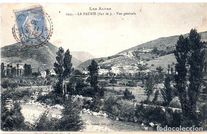 Cartoline: TARJETA POSTAL DE FRANCIA. LES ALPES. 1945. LA FAURIE. VUE GENERALE.