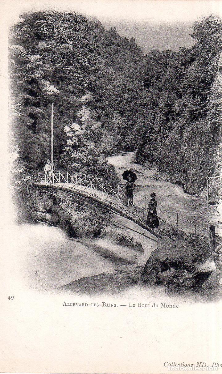 Postkarten: TARJETA POSTAL DE FRANCIA. ALLEVARD- LES- BAINS- LE BOUT DU MONDE.