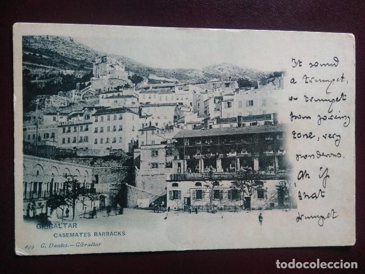 Postales: GIBRALTAR.  CASEMATES BARRACKS.  SIN DIVIDIR. - Foto 1