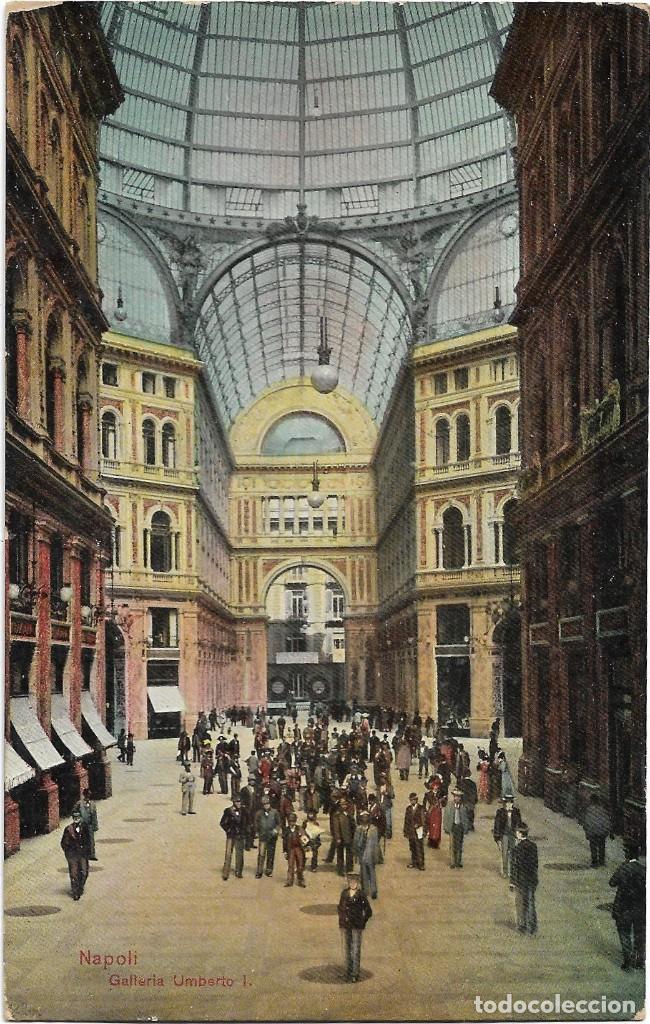 Postkarten: ITALIA .- NAPOLI .-GALLERIA UMBERTO I  .- EDIZIONE TRAMPETI & MIGLIACCIO