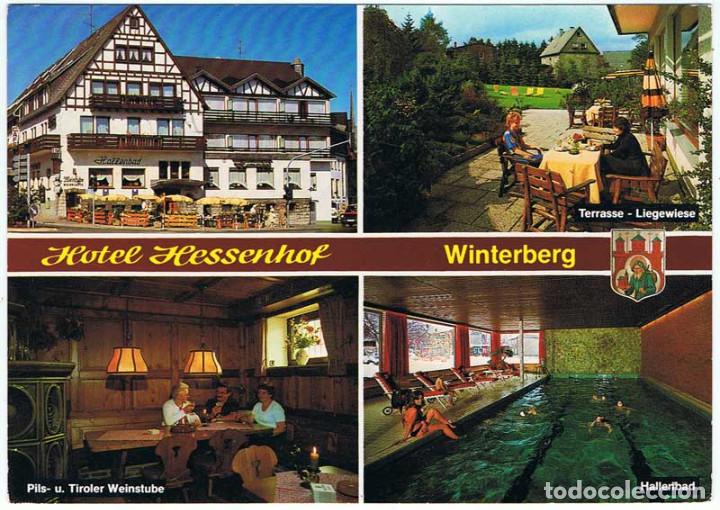 Postais: Postal Alemania. Hotel Hessenhof