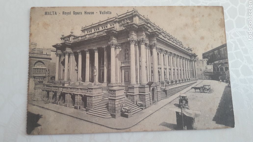 Postales: Postal Malta royal opera Valletta - Foto 1
