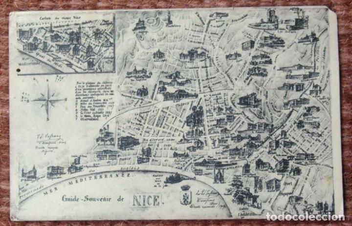 Postales: NIZA - NICE - PLANO - MAPA - Foto 1