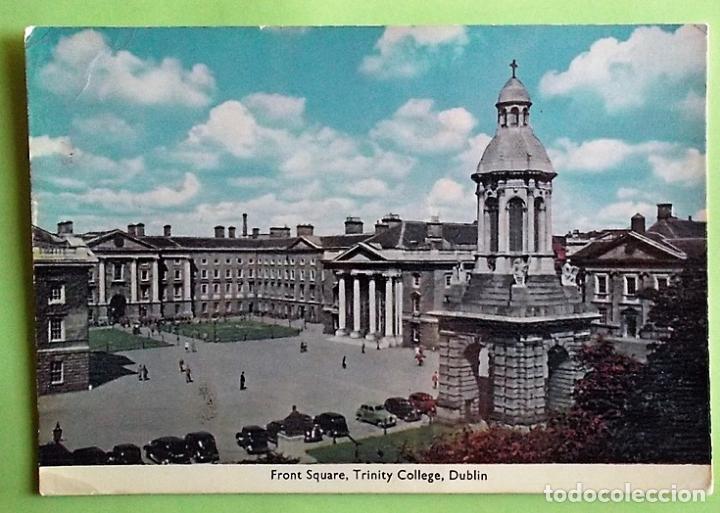 Postales: Dubl&iacute;n. Trinity College. Usada. Color. - Foto 1