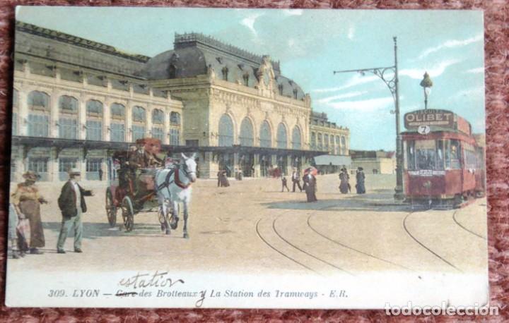 Postales: LYON - FRANCIA - TRANVIA - Foto 1