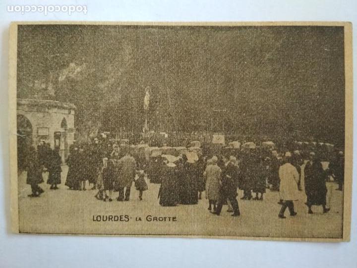 Postales: ANTIGUA POSTAL LOURDES - LA GROTTE - Foto 1
