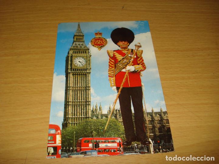 Postales: TARJETA POSTAL REINO UNIDO: GRENADIER GUARD AND BIG BEN POST CARD. DIMENSIONES: 150 X 100 MM