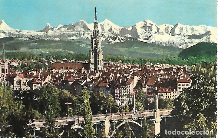 Postales: BERN (SUIZA) BERN Y LOS ALPES - Foto 1