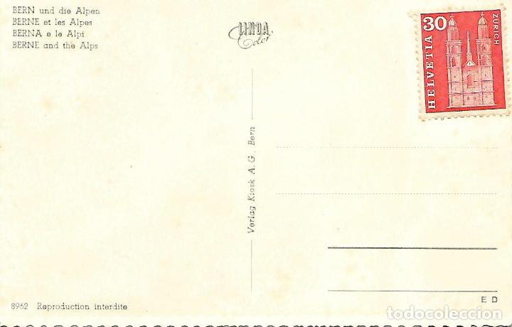 Postales: BERN (SUIZA) BERN Y LOS ALPES - Foto 2