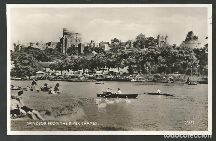 Postais: POSTAL GRAN BRETA&Ntilde;A - WINDSOR FROM THE RIVER THAMES - INGLATERRA