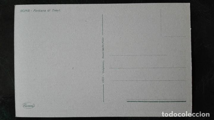 Postales: Postal de Roma a&ntilde;o 1933 - Foto 2