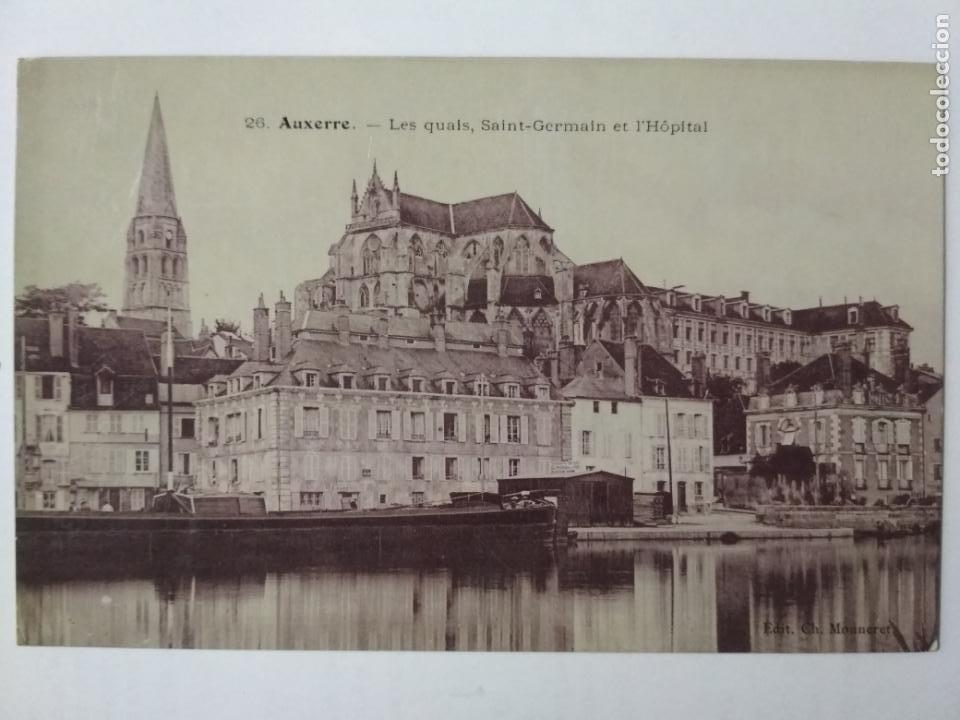 Postkarten: POSTAL AUXERRE - LES QUALS,SAINT-GERMAIN ET L`HOPITAL, SIN CIRCULAR