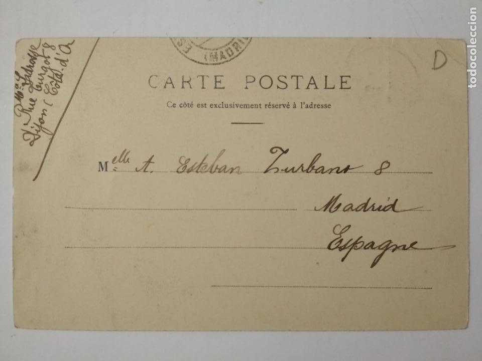 Postales: POSTAL DIJON - MONUMENT DE LA DEFENSE, CIRCULADA A&Ntilde;O 1903 - Foto 2