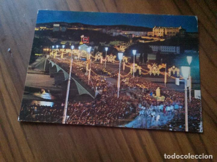 Postkarten: POSTAL. COIMBRA DE NOCHE. ESQUINAS ALGO TOCADAS. EL RESTO BUEN ESTADO