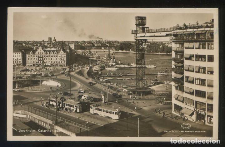 Cartoline: Suecia. Stockholm. *Katarinahissen* Circulada 1951.
