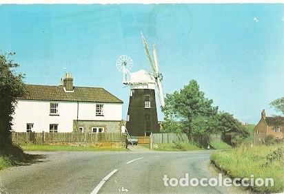 Postales: Gran Bretana & Circulado, Molino de Viento, Mundesley-on-Sea, Norwich, Bradford 1984 (4433)