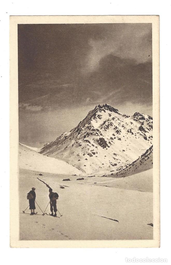 Postales: ANDORRA.- N&ordm; 18, PIC DE XUCL&Agrave; A L'HIVERN. SEIX BARRAL. ESQU&Iacute;- SIN CIRCULAR