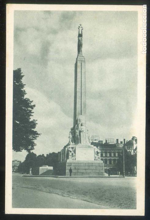 Postales: Letonia. Riga. *Das Freiheitsdenkmal* Nueva. - Foto 1