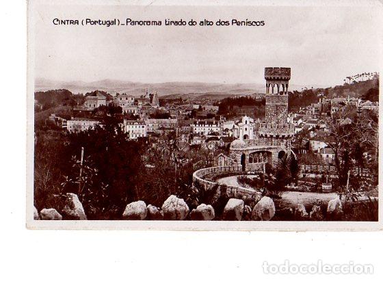 Postkarten: TARJETA POSTAL DE CINTRA, PORTUGAL. PANORAMA TIRADO DO ALTO DOS PENISCOS.