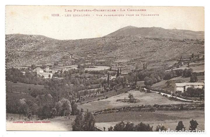 Postales: ANDORRA / LES ESCALDES , VUE PANORAMIQUE PRISE DE VILLENUEVE / LABOUCHE N&ordm; 1019 /