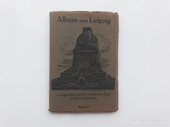 Postkarten: ALBUM ACORDEON 12 POSTALES VON LEIPZIG ALEMANIA