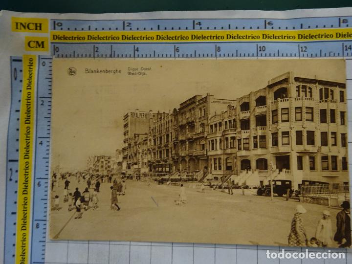 Cartes Postales: POSTAL DE B&Eacute;LGICA. A&Ntilde;OS 10 30. BLANKENBERGHE. DIGUE OUEST. 1780