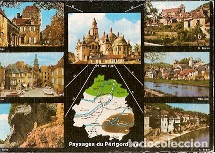 Postales: Francia & P&eacute;rigord Negro, Eyzies Haut-Lieu de Prehistoria, Saint-Pierre-des-Corps 1981  (142)
