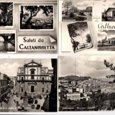 Postales: LOTE DE 44 POSTALES DE SICILIA: CEFALÚ, CALTANISSETTA, TERMINI IMERESE, CASTELVETRANO - AÑOS 1950. Lote 146991838