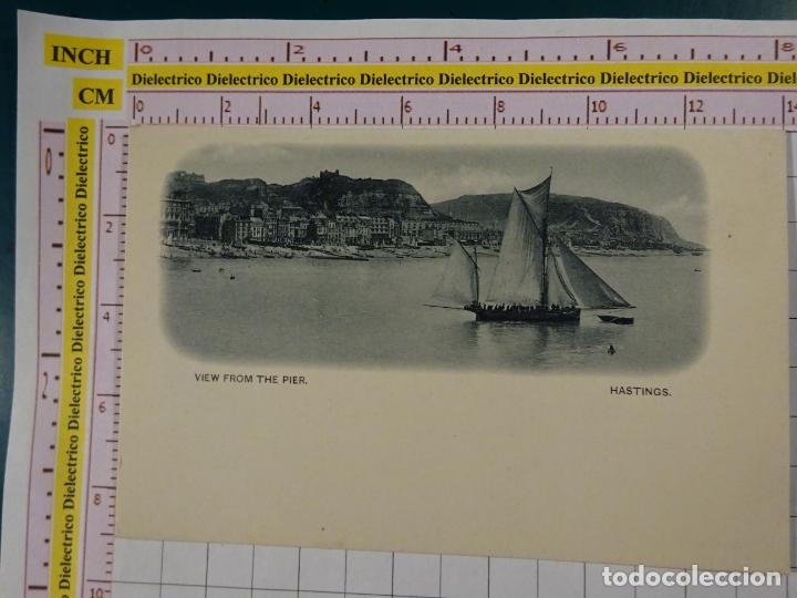 Cartes Postales: POSTAL DE REINO UNIDO. SIGLO XIX - 1905. HASTINGS VIEW FROM THE PIER. 1872