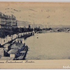 Postales: THE THAMES EMBANKMENT LONDON 