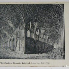 Postales: THE CLOISTERS GLOUCESTER CATHEDRAL 1907