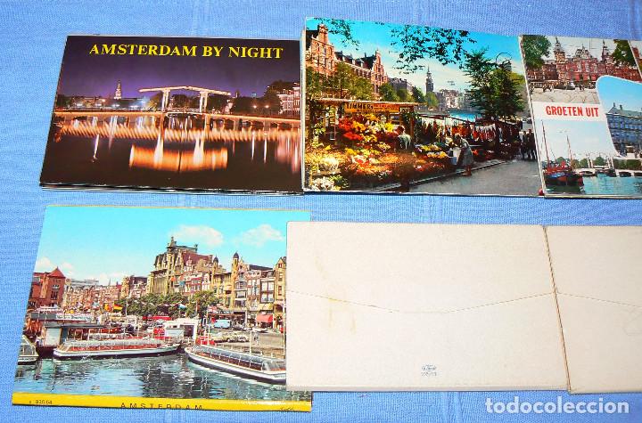 Postales: Lote de 9 libritos de postales de Amsterdam - Foto 4