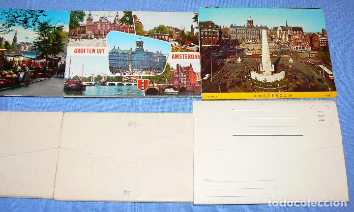 Postales: Lote de 9 libritos de postales de Amsterdam - Foto 5