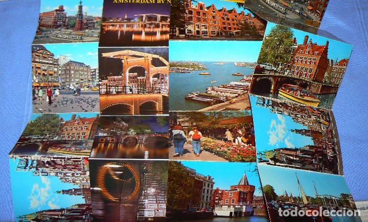 Postales: Lote de 9 libritos de postales de Amsterdam - Foto 6