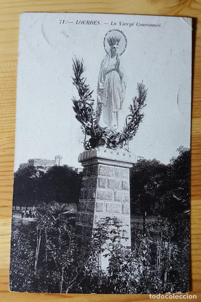 Postales: Lourdes La vVierge Couronnee - Foto 1