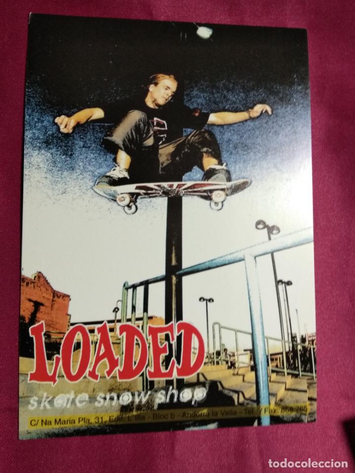 Postales: TARJETA PROMOCIONAL. LOADED. SKATE SNOW SHOP. ANDORRA