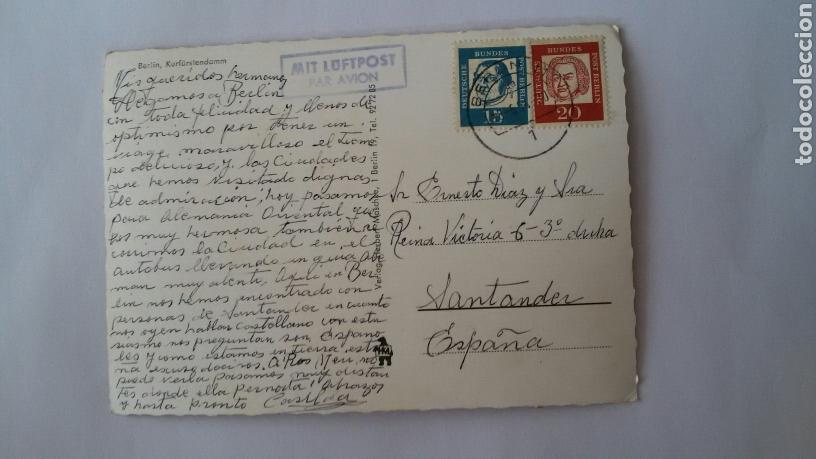 Postales: Postal Berl&iacute;n. Kurf&uuml;rstendamm - Foto 2