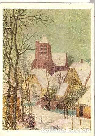 Postales: Alemania & Circulado, Pintura, Bruegel,  Winterlandschap Reichelsheim, Gouda Holanda 1988 (398)