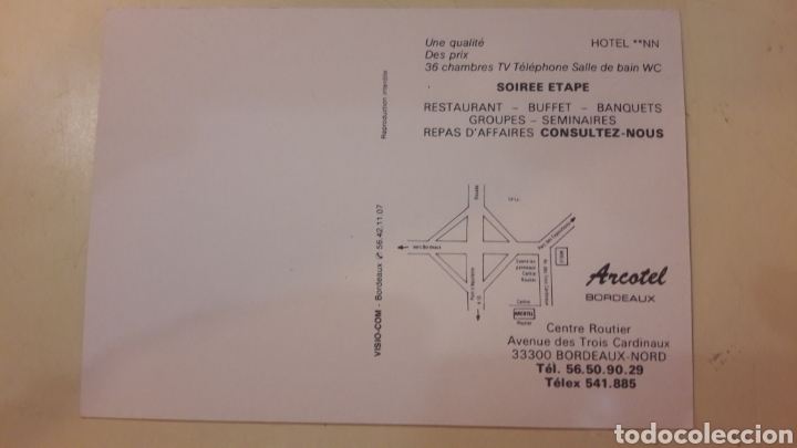 Postales: Postal Arcotel bordeaux - Foto 2