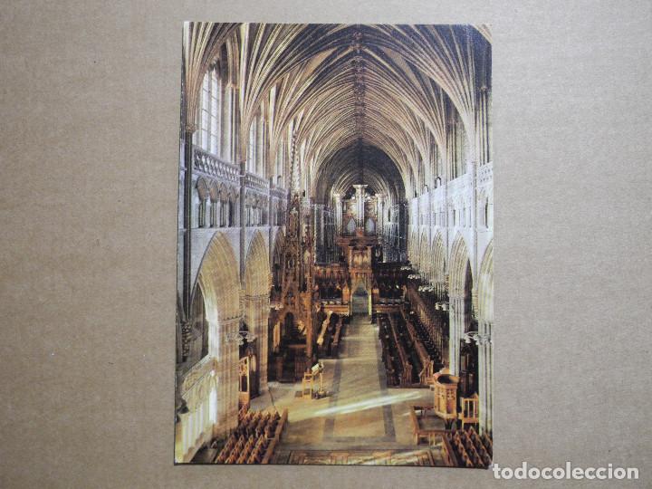 Postales: Exeter Cathedral. Quire From Eat Windows. Ed. Walker Scott Sin circular - Foto 1